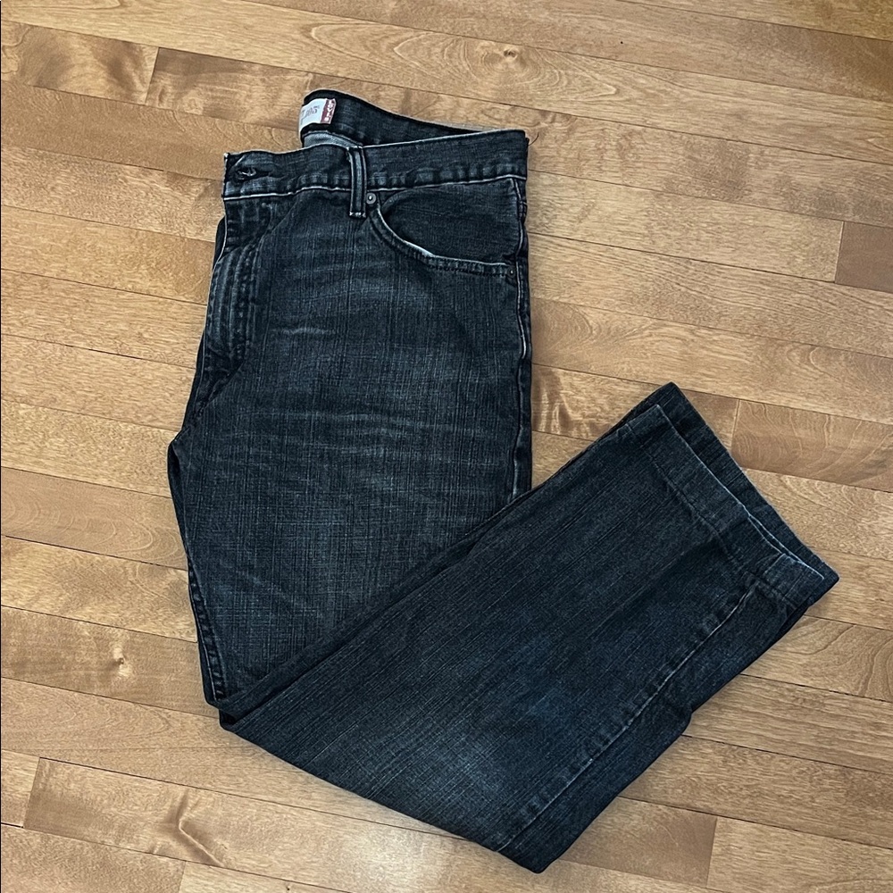 Levi's 505 Dark Wash Straight Jeans